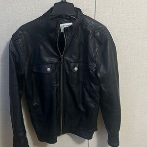 Men's Black Leather Jacket